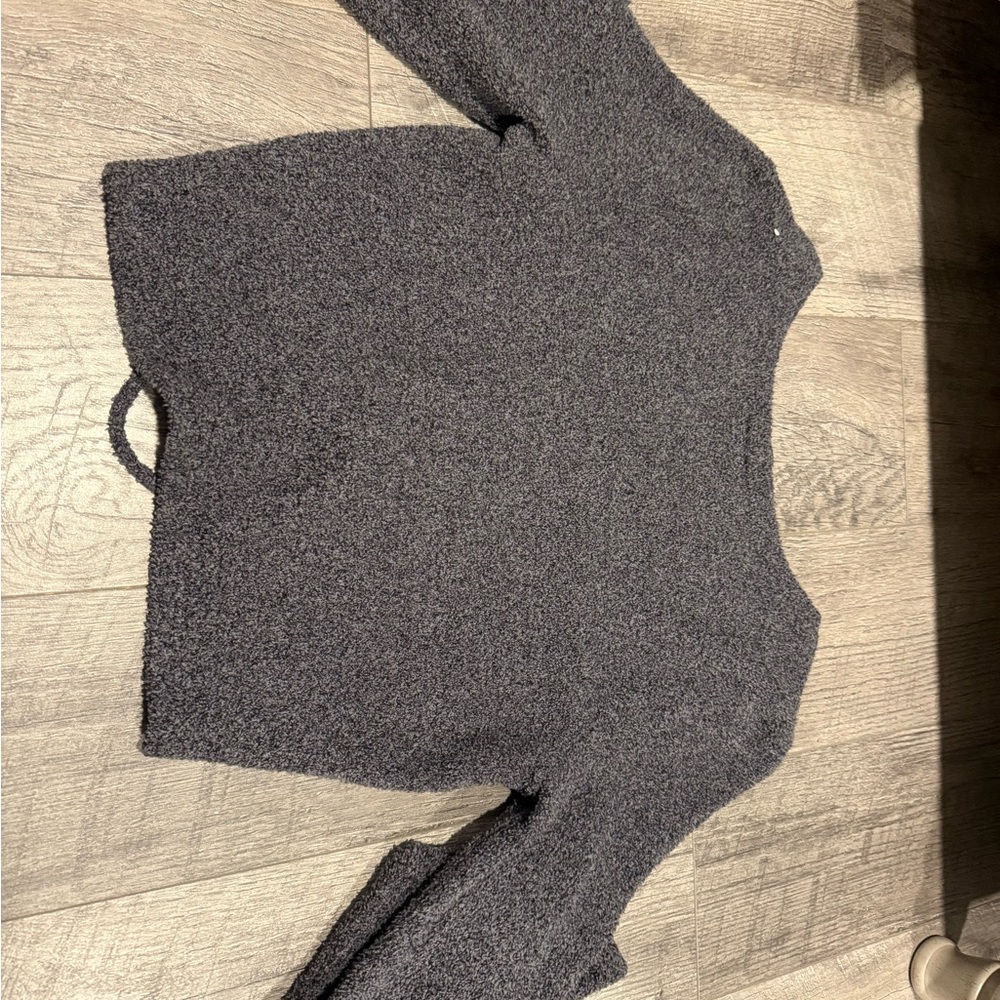 Wild Fable Women's Long Sleeve V-Neck Ruched Front Sweater Knit T Shirt Size XL
